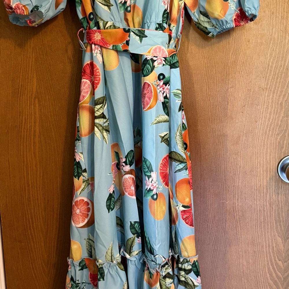 BloomChic Elegant Light Blue Dress - Picture 4 of 4